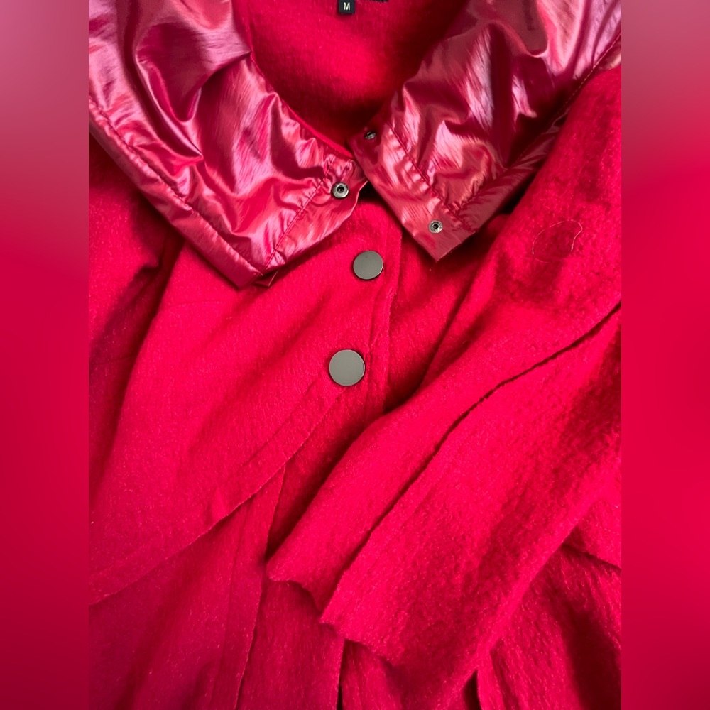 Unique Lavena boiled wool coat